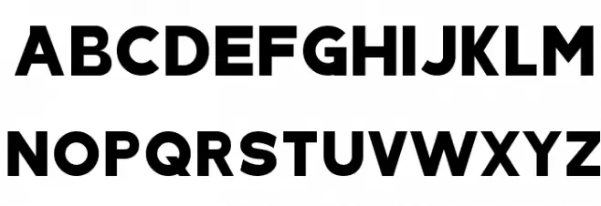 Dulkanyca Bold Fonte MINÚSCULAS
