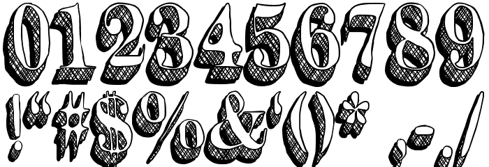 Dullard Font OTHER CHARS