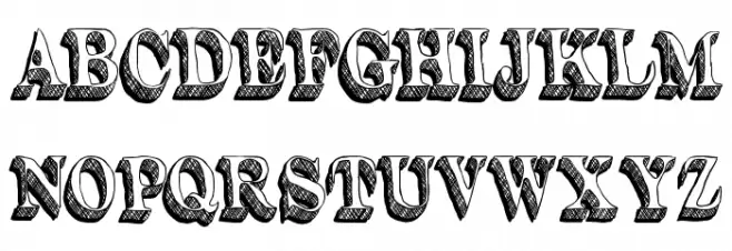Dullard Schriftart Groß