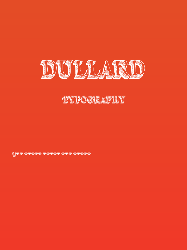 Dullard Poster