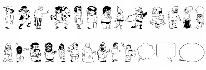 Dumbass Town Schriftart Groß