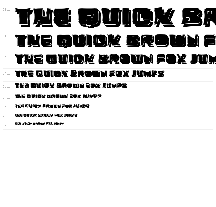 Dumbbell Filled Regular Waterfall