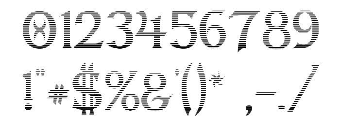 Dumbledor 1 Cut Down Font OTHER CHARS