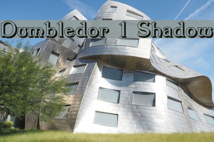 Dumbledor 1 Shadow Font examples