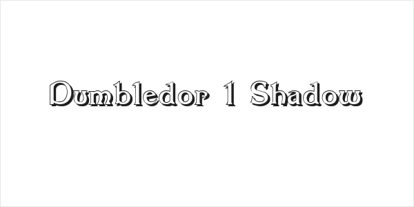 Dumbledor 1 Shadow Logo