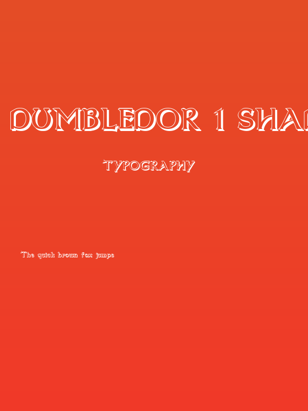 Dumbledor 1 Shadow Poster