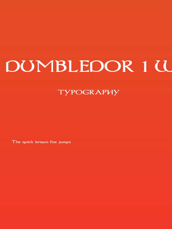 Dumbledor 1 Wide Poster