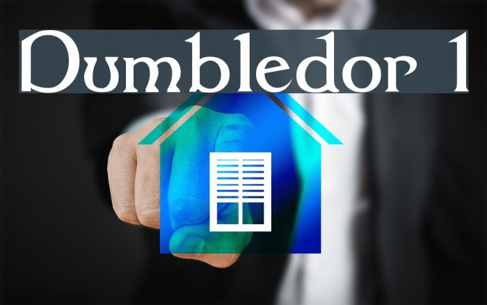 Dumbledor 1 Font examples