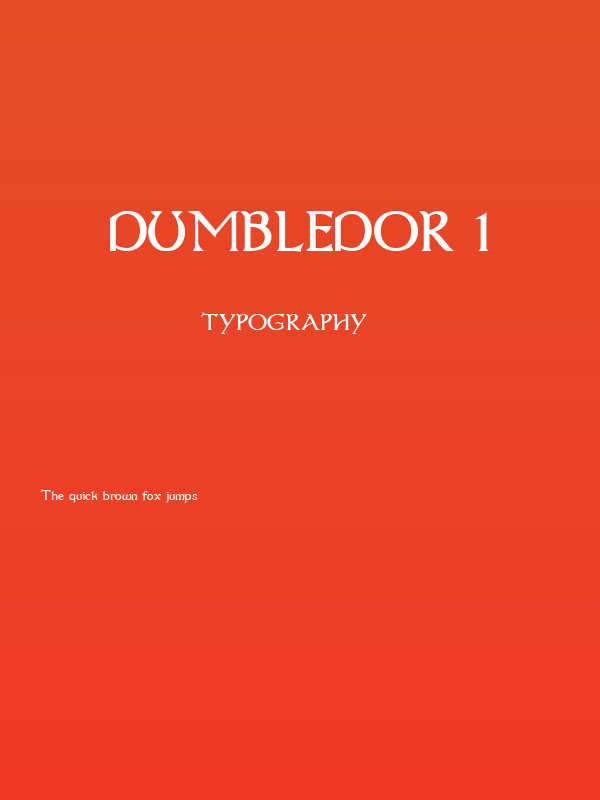 Dumbledor 1 Poster