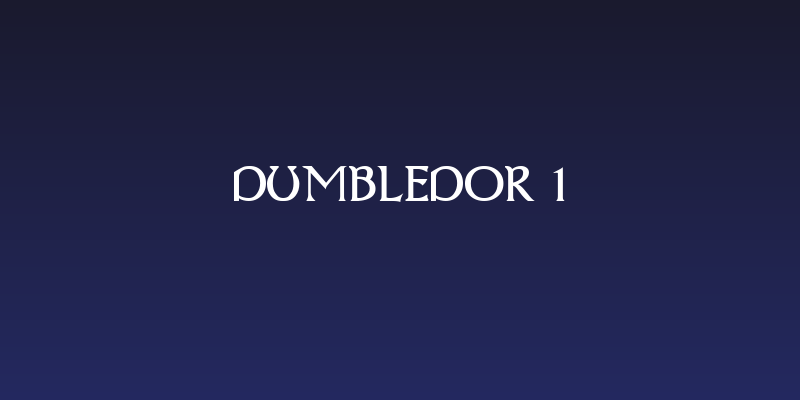 Dumbledor 1 Social Header