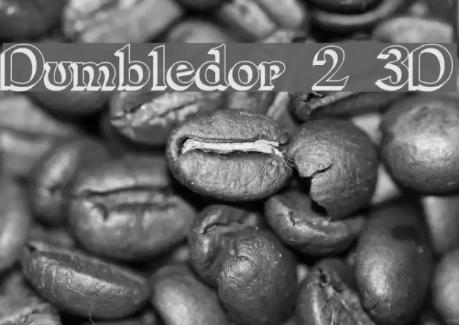 Dumbledor 2 3D Font examples