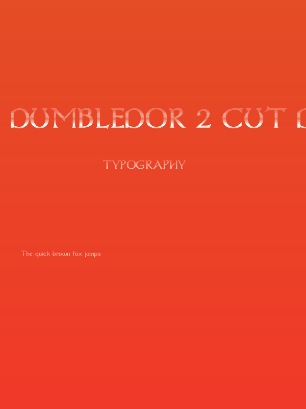 Dumbledor 2 Cut Down Poster