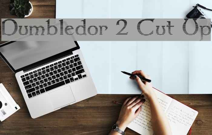 Dumbledor 2 Cut Up Font examples