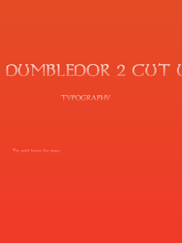 Dumbledor 2 Cut Up Poster