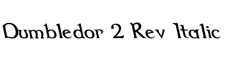 Dumbledor 2 Rev Italic  لخطوط تنزيل