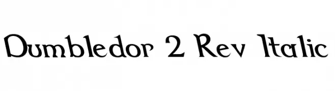 Dumbledor 2 Rev Italic 