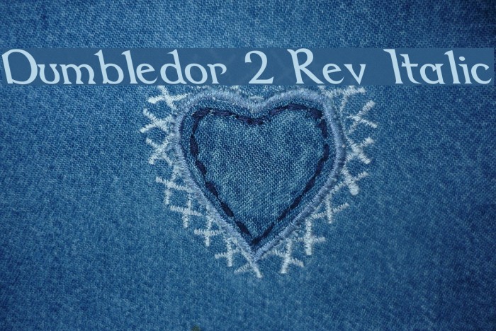 Dumbledor 2 Rev Italic Font examples