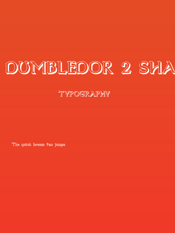Dumbledor 2 Shadow Poster