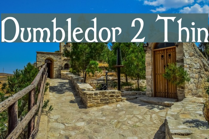 Dumbledor 2 Thin Font examples