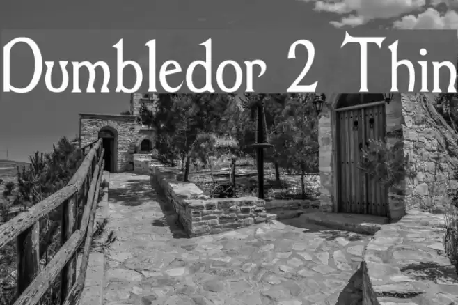 Dumbledor 2 Thin Font examples