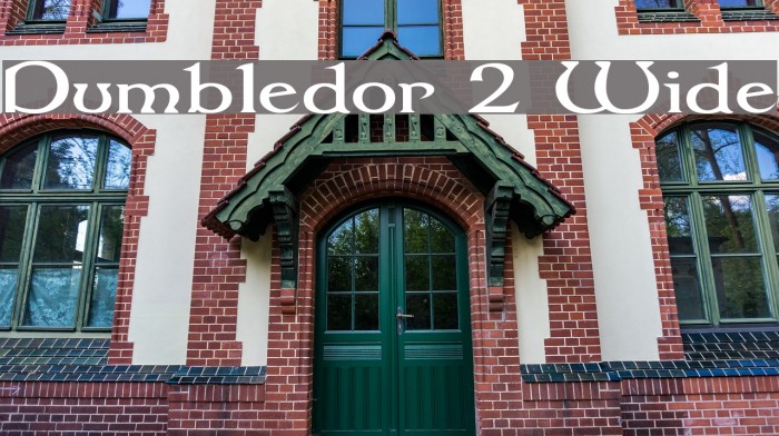 Dumbledor 2 Wide Font examples
