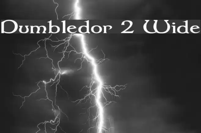 Dumbledor 2 Wide Font examples