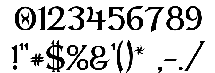 Dumbledor 2 Font OTHER CHARS