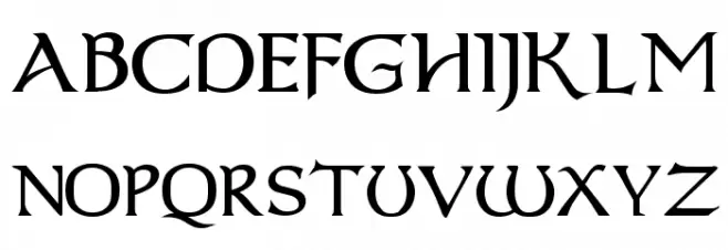 Dumbledor 2 Schriftart Groß