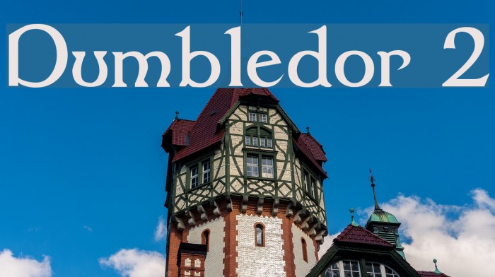 Dumbledor 2 Font examples