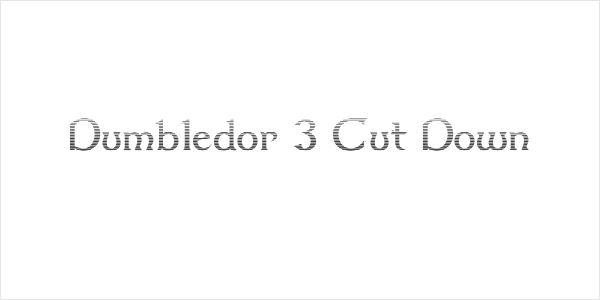 Dumbledor 3 Cut Down Logo