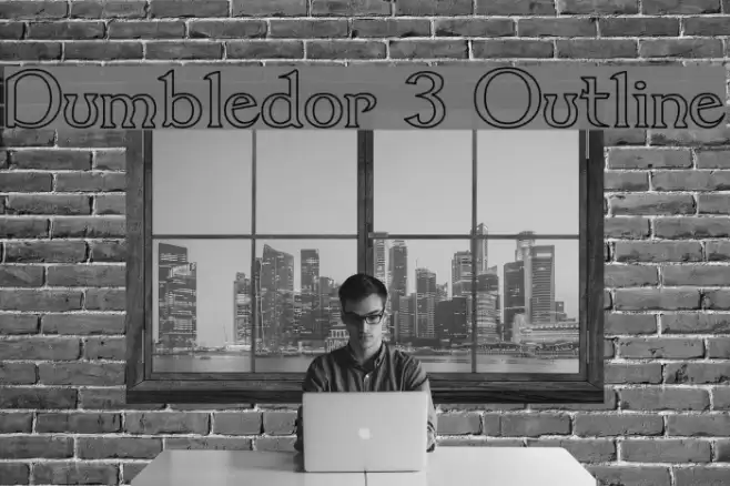 Dumbledor 3 Outline Font examples