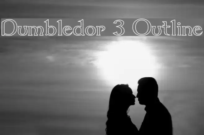 Dumbledor 3 Outline Font examples