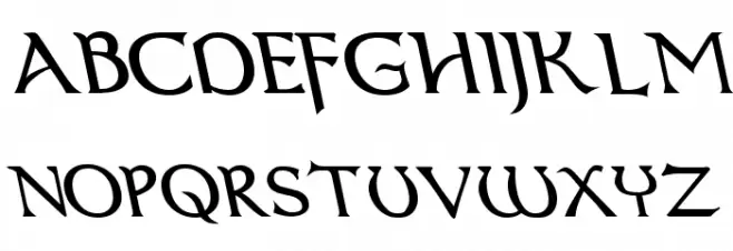 Dumbledor 3 Rev Italic Fuentes MAYÚSCULAS