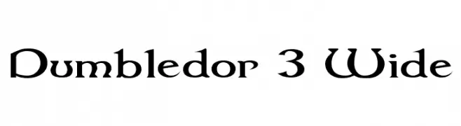 Dumbledor 3 Wide 