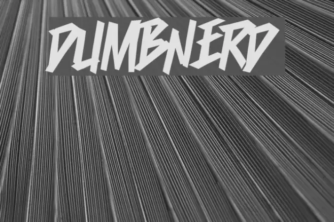 Dumbnerd Font examples