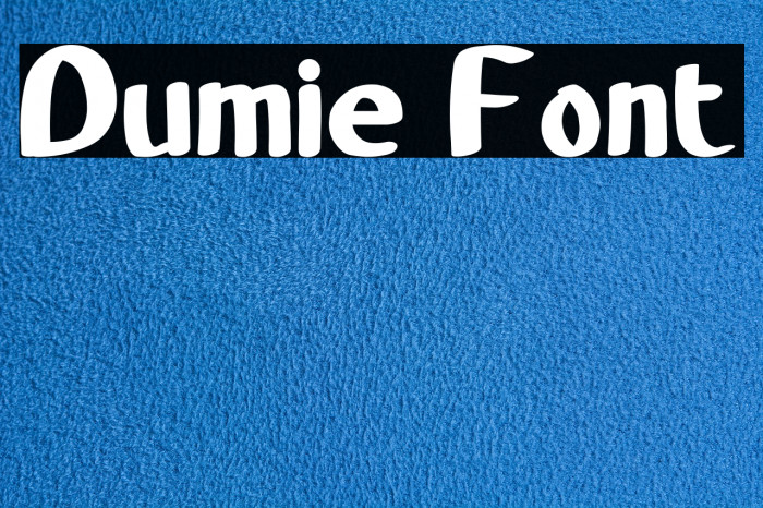 Dumie Font examples
