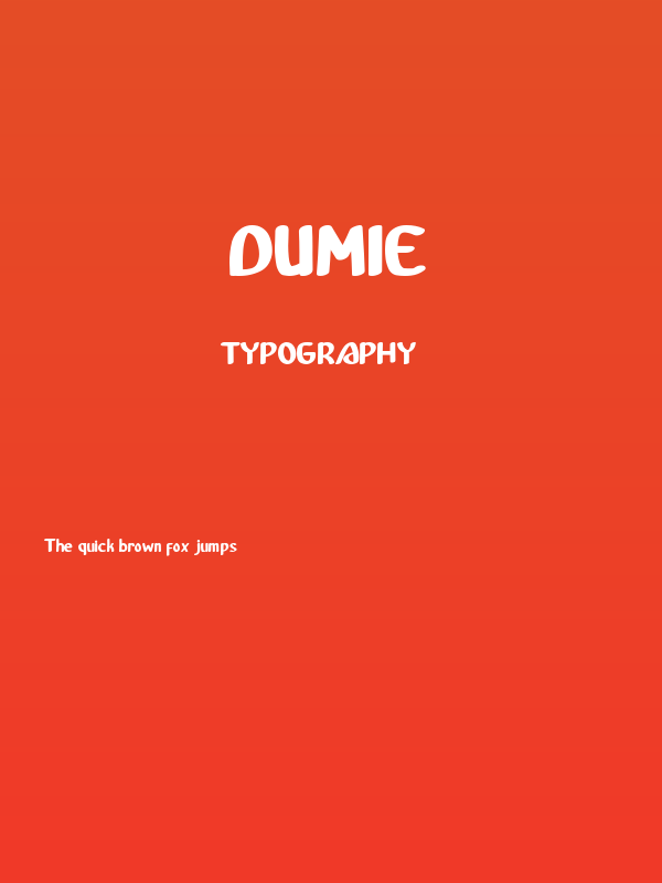 Dumie Poster