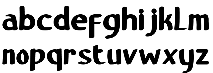 Dumie Font LOWERCASE