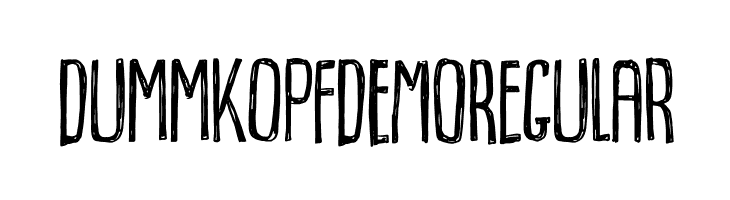 Dummkopf DEMO Regular  フリーフォントのダウンロード