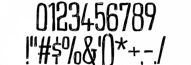 Dummkopf DEMO Regular Font OTHER CHARS