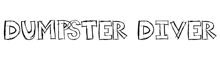 Dumpster Diver  font caratteri gratis