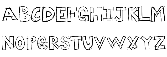 Dumpster Diver Font LOWERCASE