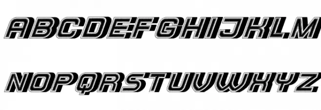Dumpster Italic خط أحرف كبيرة