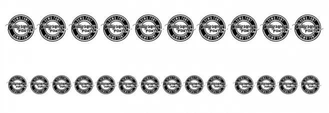 Dumpy Planet Demo Outline Font OTHER CHARS