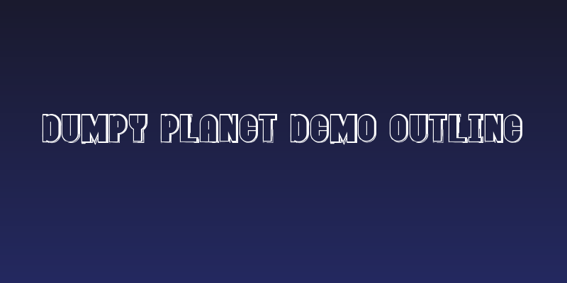Dumpy Planet Demo Outline Social Header