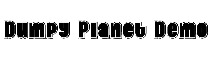 Dumpy Planet Demo  Frei Schriftart Herunterladen