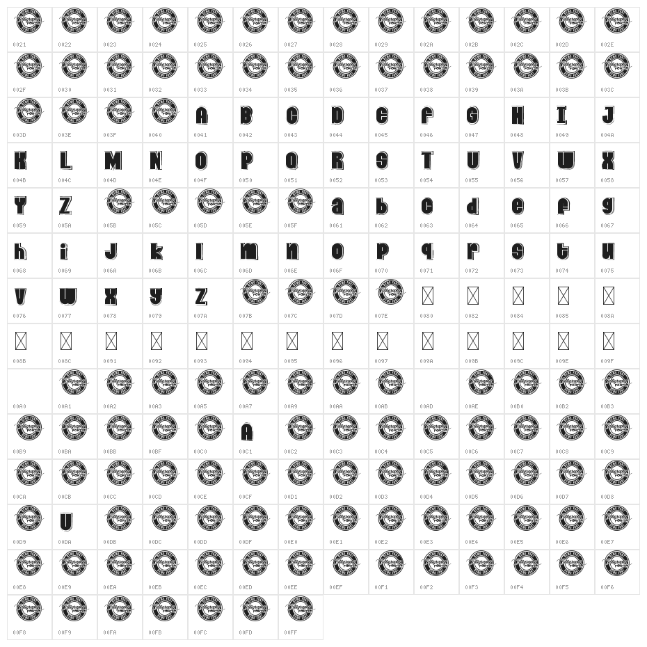 Dumpy Planet Demo Character Map