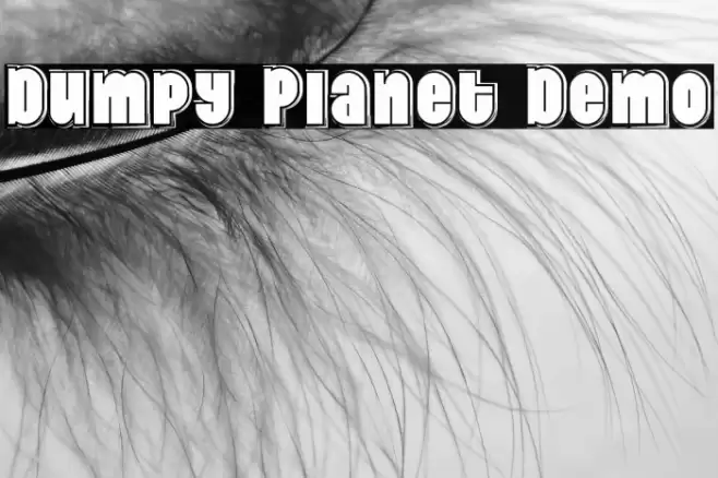Dumpy Planet Demo Font examples