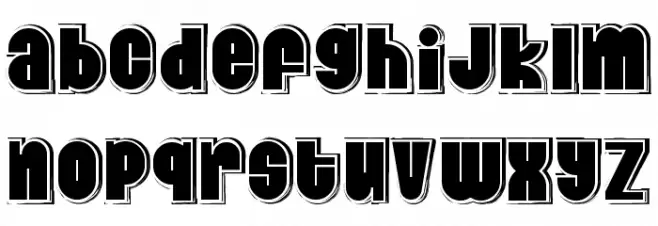 Dumpy Planet Demo Schriftart Kleinbuchstaben