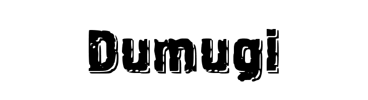 Dumugi  baixar fontes gratis